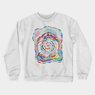 Contemporary Celtic Swirls Crewneck Sweatshirt